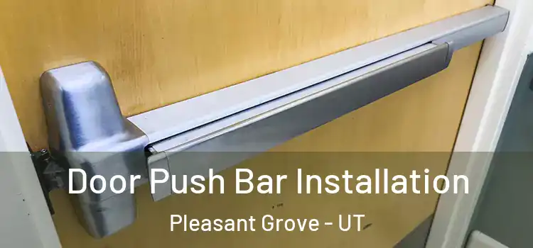 Door Push Bar Installation Pleasant Grove - UT